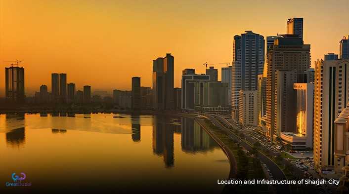 Location and Infrastructure of Sharjah City 