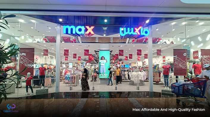Max: Affordable and High-Quality Fashion al zahia city centre