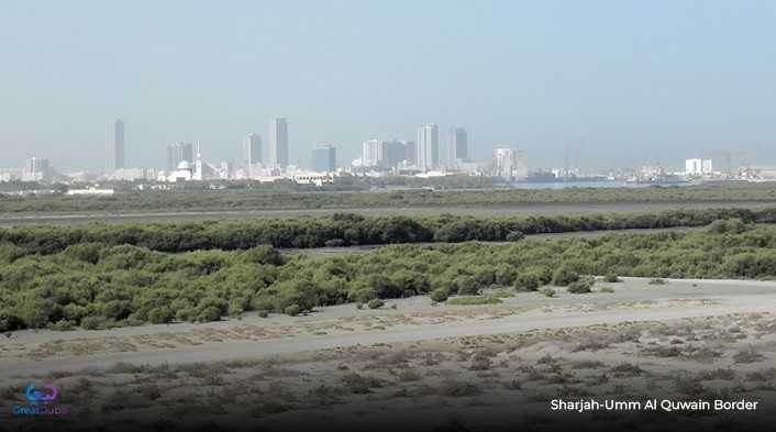 Sharjah-Umm Al Quwain Border