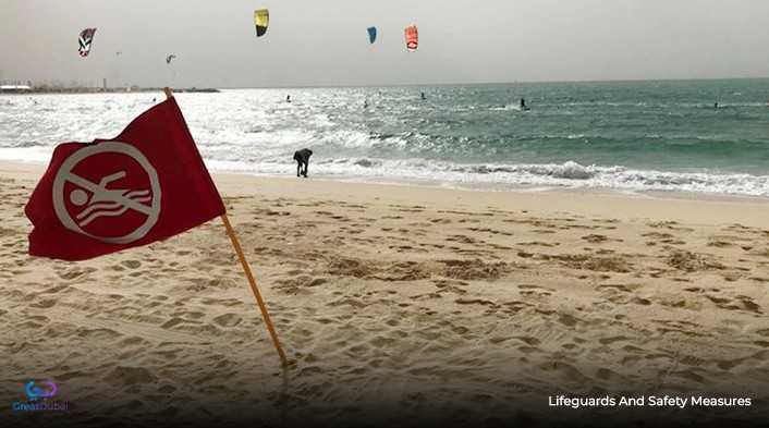 Lifeguards and Safety Measures at kite beach dubai