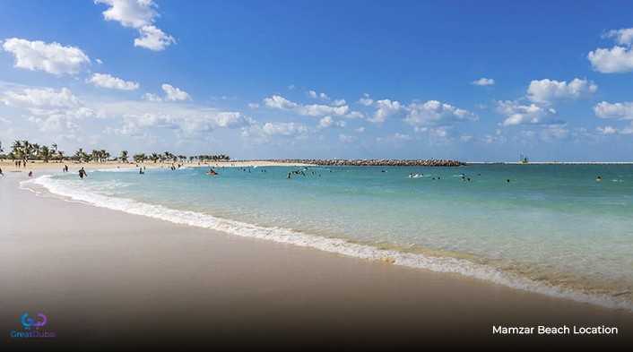 Mamzar Beach Location