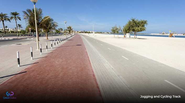 Jogging and Cycling Track