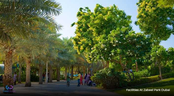 Facilities at Zabeel Park Dubai