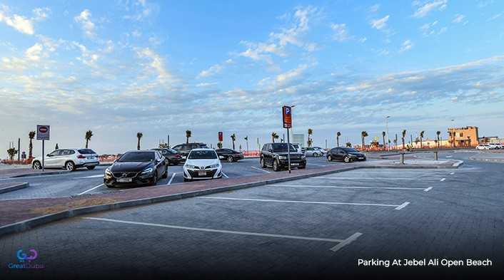 Parking at Jebel Ali Open Beach
