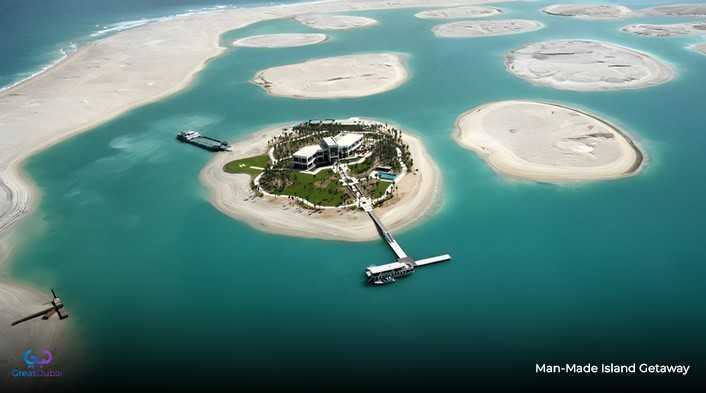 Man-Made Island Getaway
