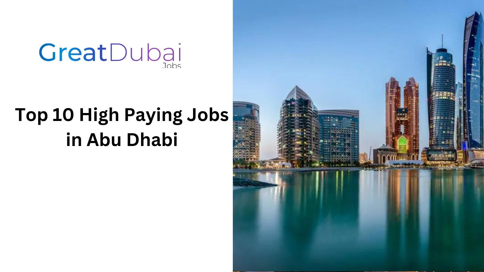 Top 10 High Paying Jobs in Abu Dhabi