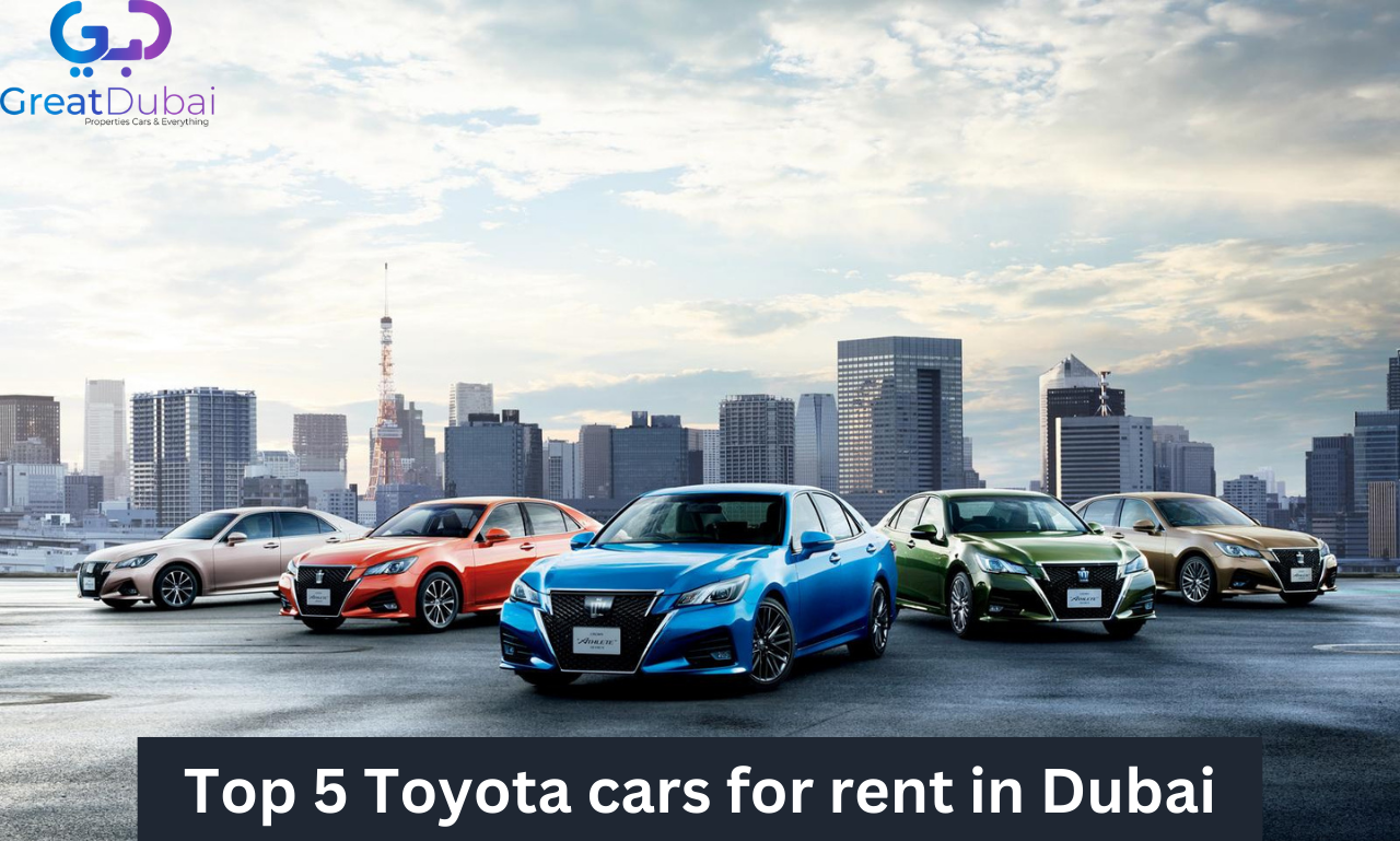 Top 5 Toyota cars for rent in Dubai