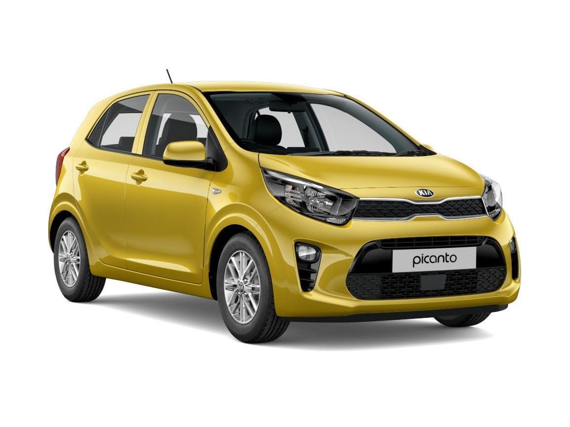 Top best KIA picanto yellow cars for rent in Dubai marina