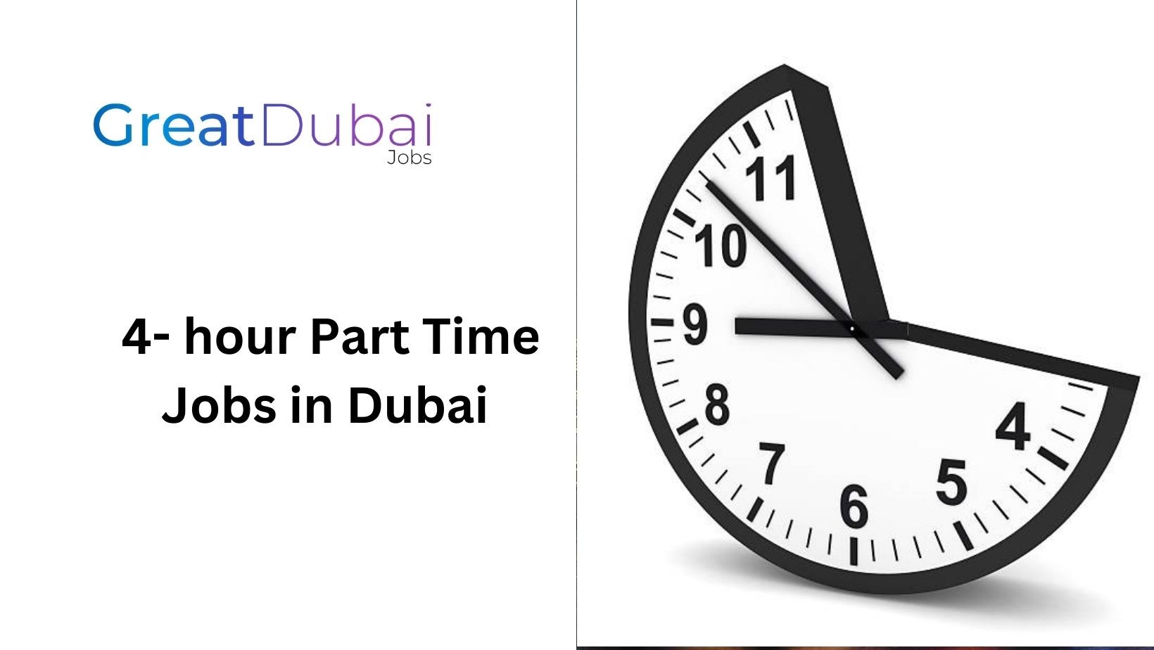 4 hour Part Time Jobs in Dubai