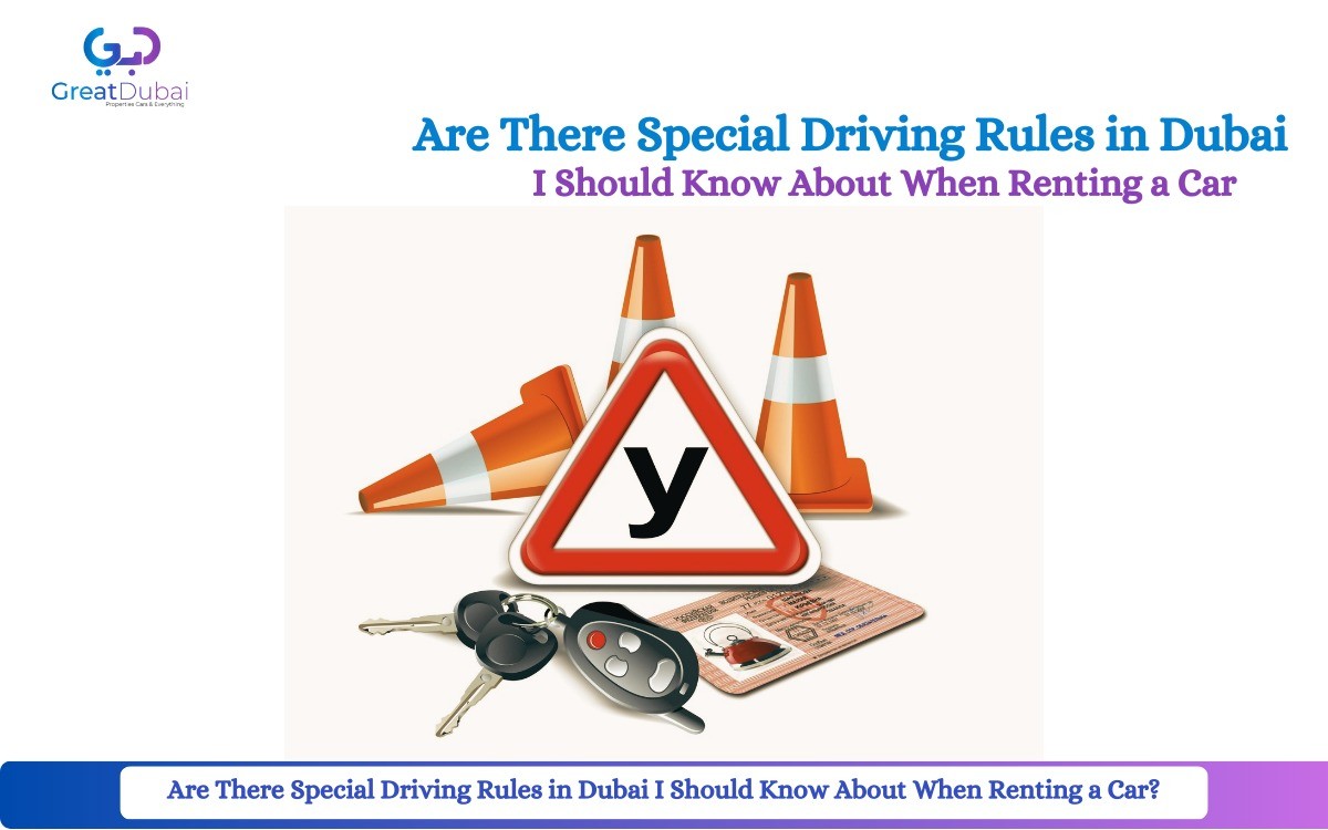 Are there special driving rules in Dubai when renting a car to know?