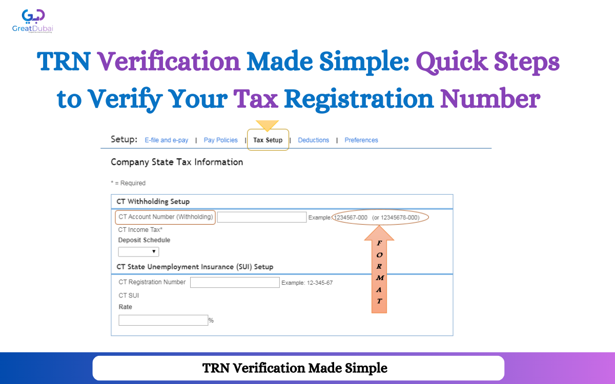 TRN Verification Made Simple: Quick Steps to Verify Your Tax Registration Number