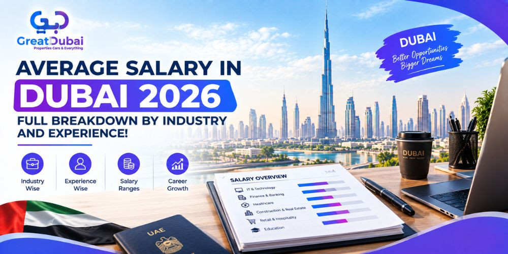 Average Salary in Dubai 2026: Full Breakdown by Industry and Experience!!