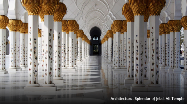 Architectural Splendor of Jebel Ali Temple