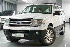 FORD EXPEDITION XL 5.4L V8 300hp, WHITE 2014, FSH.-pic_1