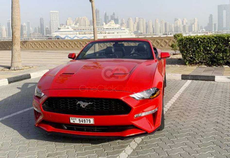 RENT FORD MUSTANG ECOBOOST CONVERTIBLE V4 2020 IN DUBAI-pic_1