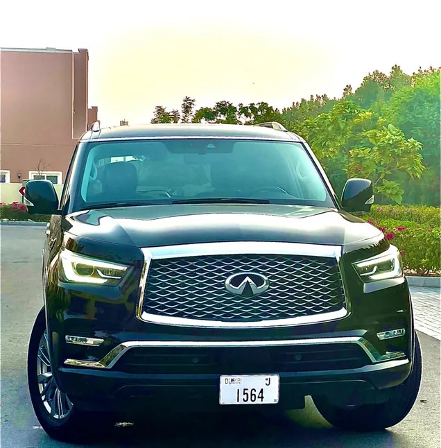 Infiniti QX80 luxury 2021 - Black in Black-pic_2