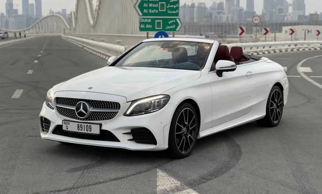 Mercedes C 200-2021 for rent in Dubai-pic_4