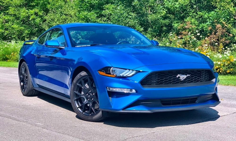 Rent Ford Mustang EcoBoost Coupe V4 2019 in Dubai-image