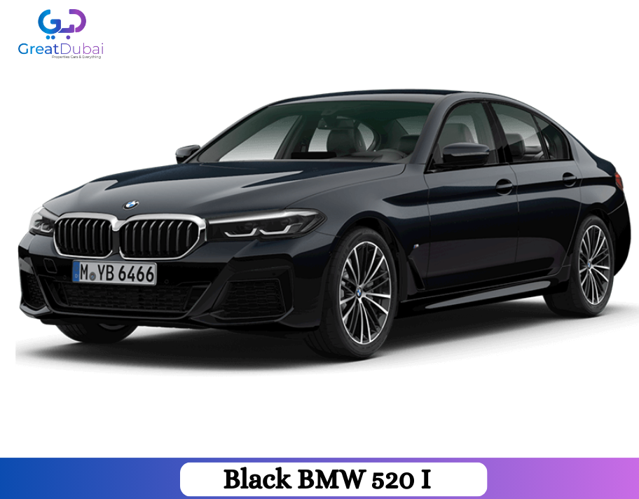 Black BMW 520 I 2020 Rent in Dubai With Great Dubai-image