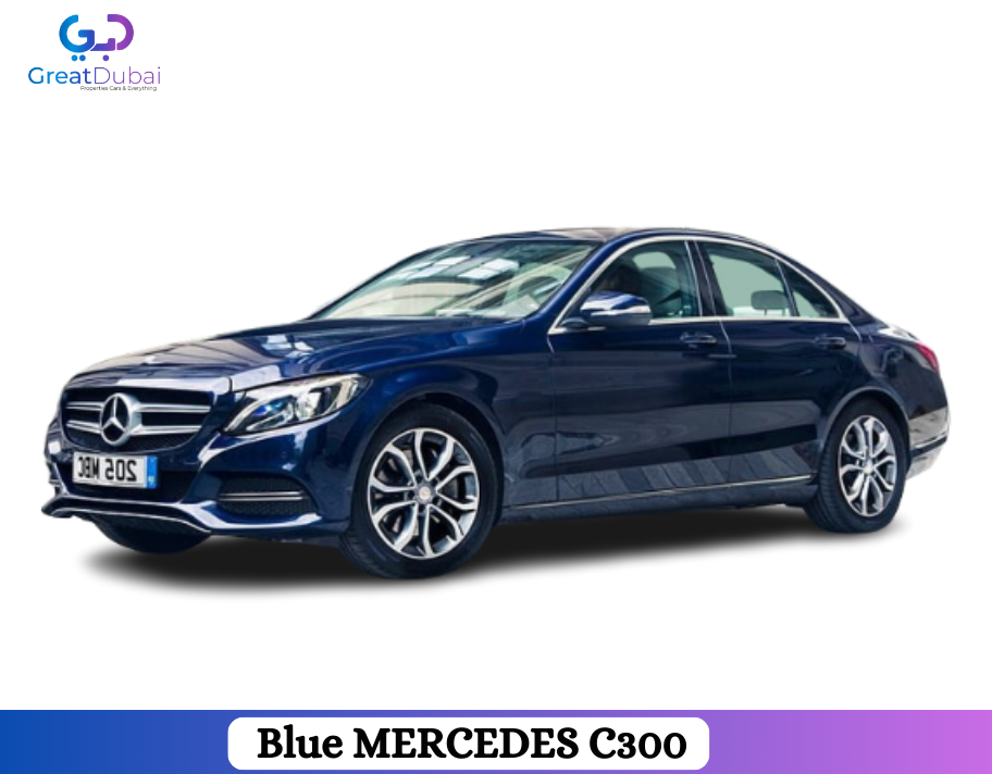 Blue MERCEDES C300 2017 Rent in Dubai With Great Dubai-pic_1