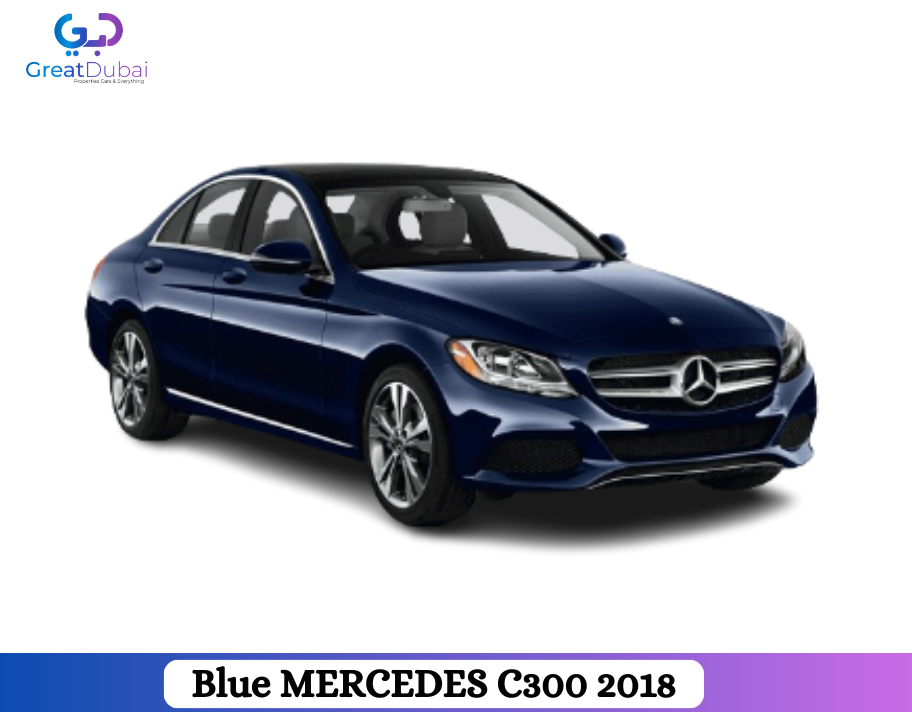 Blue MERCEDES C300 2018 Rent in Dubai With Great Dubai-pic_1