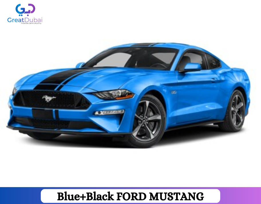 Blue+Black FORD MUSTANG 2020 Rent in Sharjah With Great Dubai-pic_1