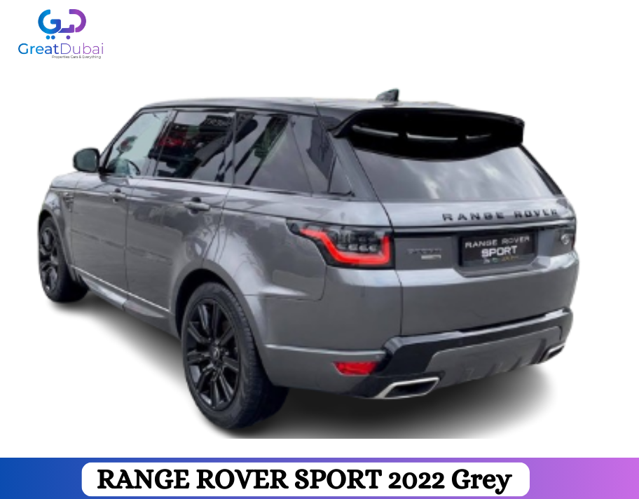 Grey RANGE ROVER SPORT 2022 Rent in Dubai With Great Dubai-image