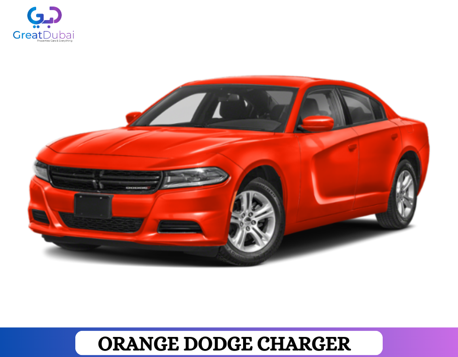 Orange DODGE CHARGER 2018 Rent in Dubai With Great Dubai-pic_1