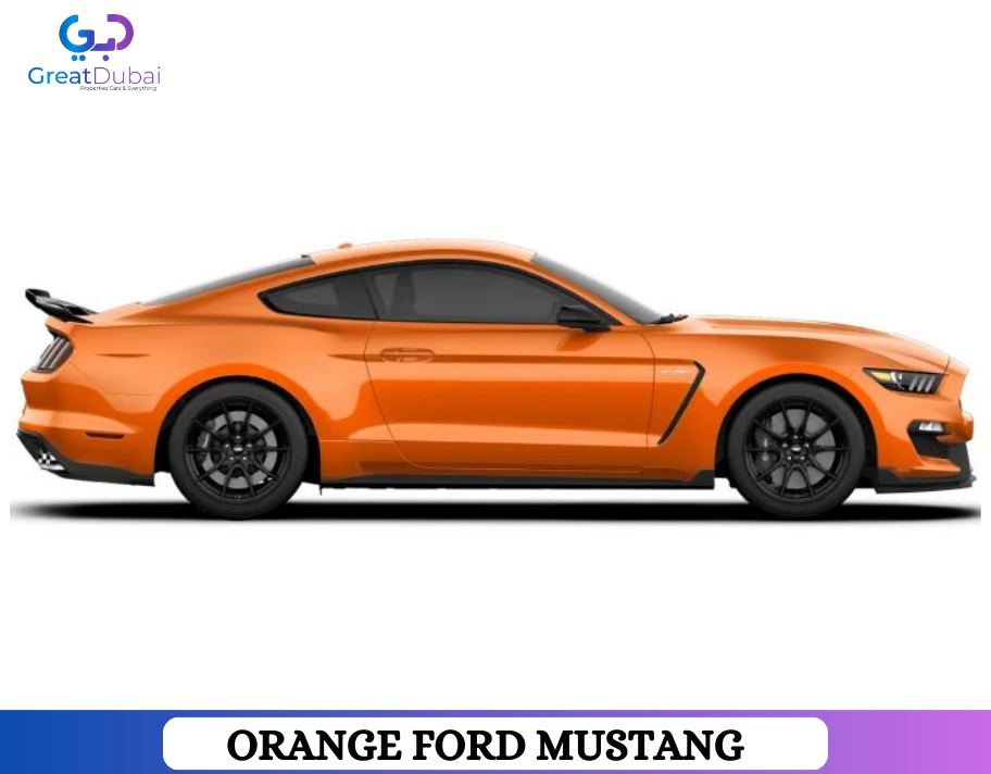 Orange FORD MUSTANG 2019 Rent in Dubai With Great Dubai-pic_1