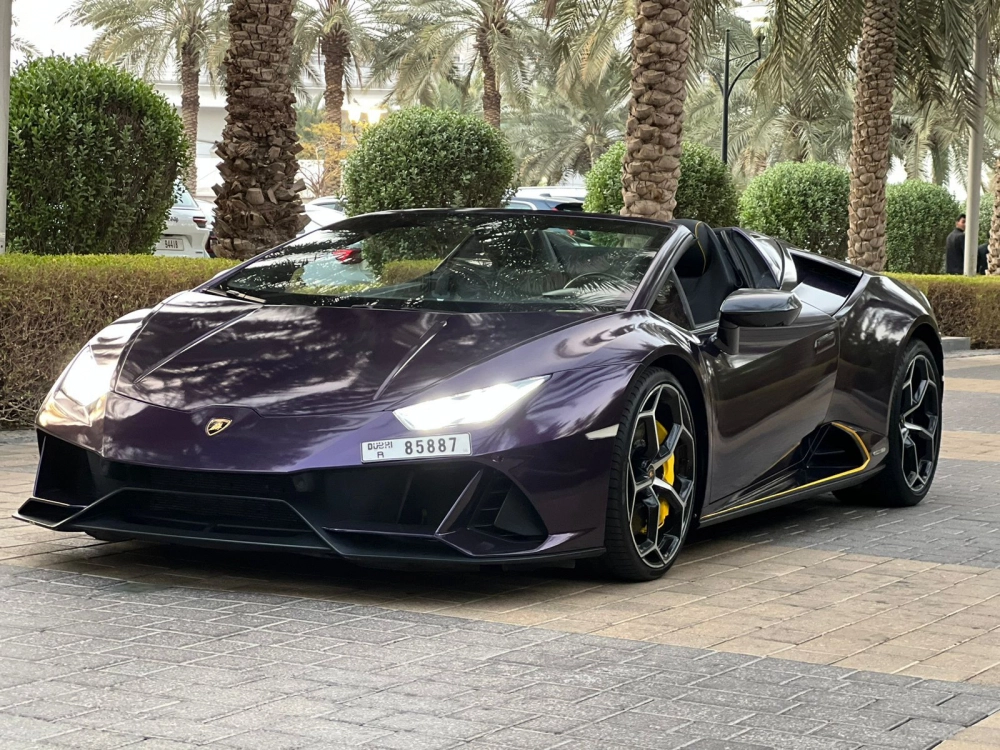 Rent Lamborghini Huracan Evo Spyder 2021 in Sharjah-pic_1