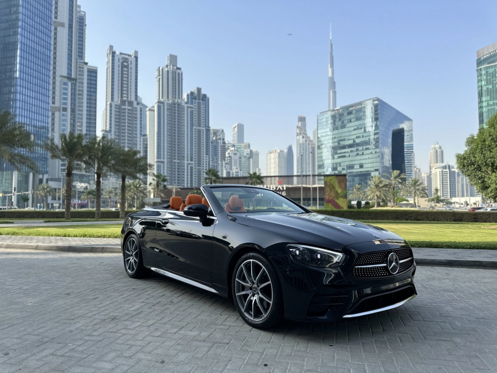 Rent Mercedes EQE Benz E200 Convertible 2021 in Dubai-pic_1