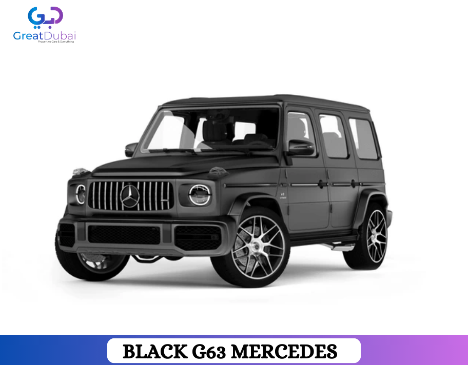 Rent the Black G63 Mercedes 2022 in Dubai with Great Dubai-image