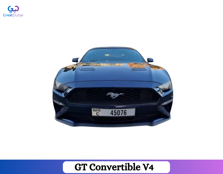 Ford Mustang GT Convertible V4 2020 Hire in Dubai-image