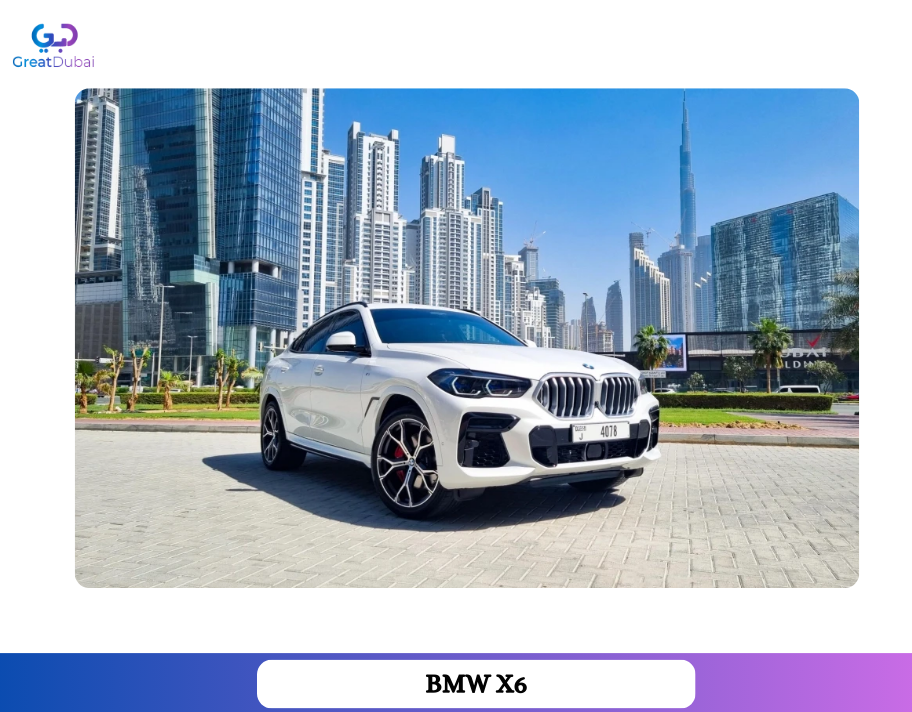 Rent BMW X6 xDrive40i 2022 Car in Dubai-image