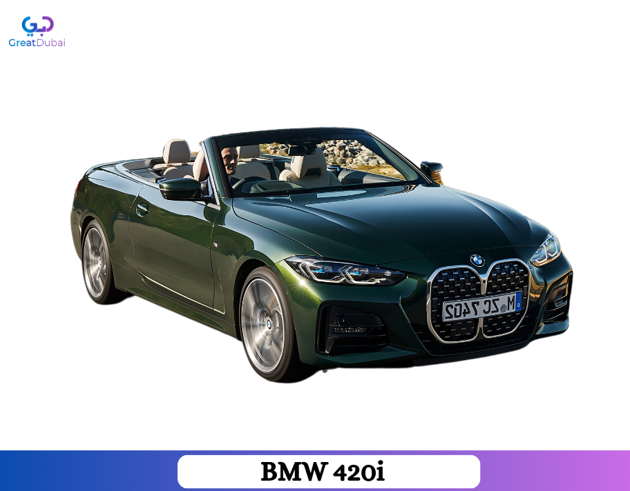 Rent BMW 420i Convertible M Kit 2024 in Dubai-image