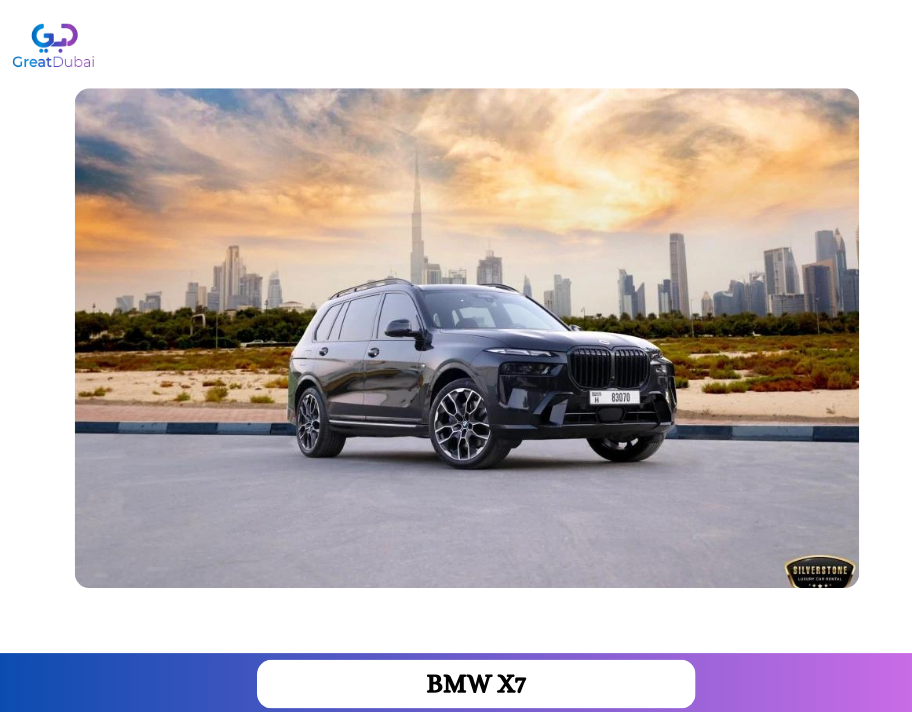 Rent BMW X7 M-Kit 2024 Car in Dubai-image