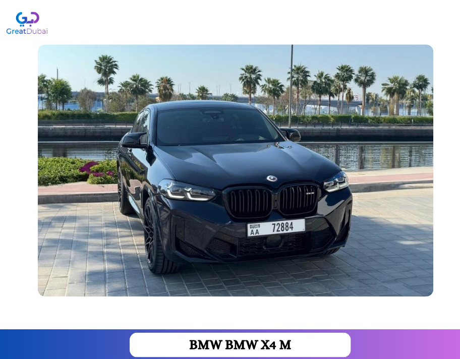 Rent BMW X4 M Competition 2022 Car in Dubai-image