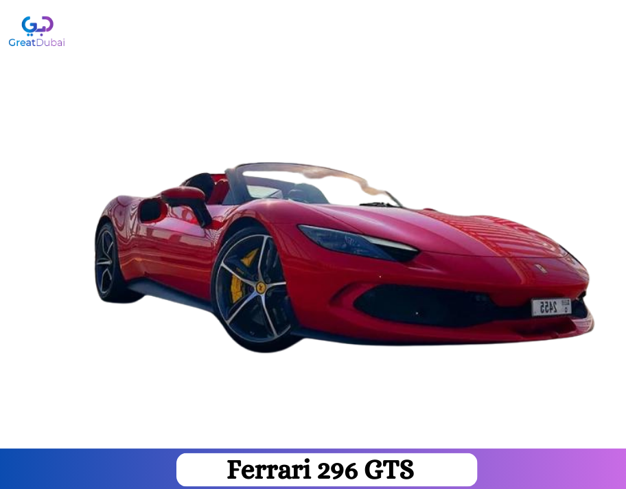 Ferrari 296 GTS Spider 2023 Hire in Dubai-image