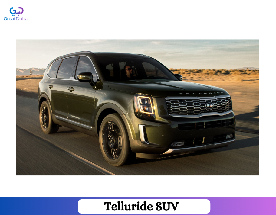 Rent 2020 Kia Telluride SUV in Dubai | 3-Row Family Rental-image