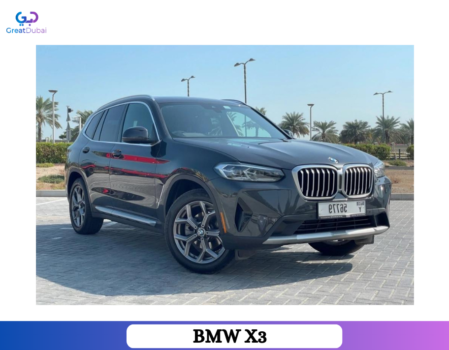 Rent 2023 BMW X3 Luxury Midsize SUV in Abu Dhabi-image