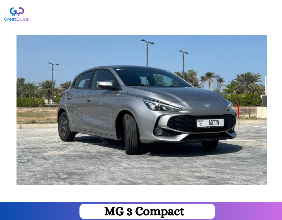 Rent 2024 MG MG 3 Compact Sedan in Abu Dhabi-image