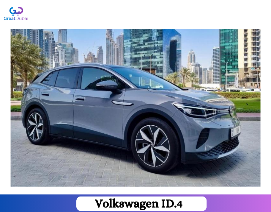 Rent 2021 Volkswagen ID.4 Crozz Electric SUV in Abu Dhabi-image