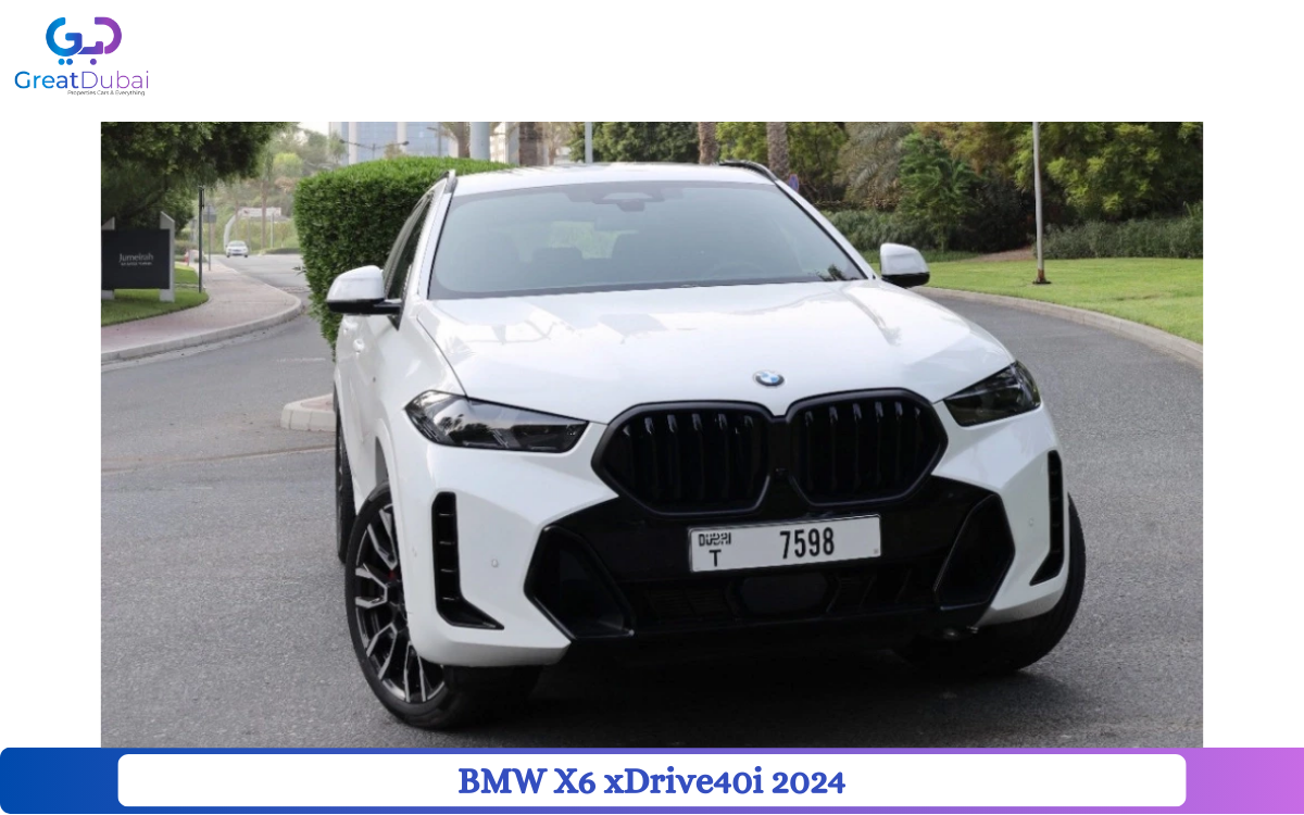 Rent BMW X6 xDrive40i 2024 Car in Dubai-image