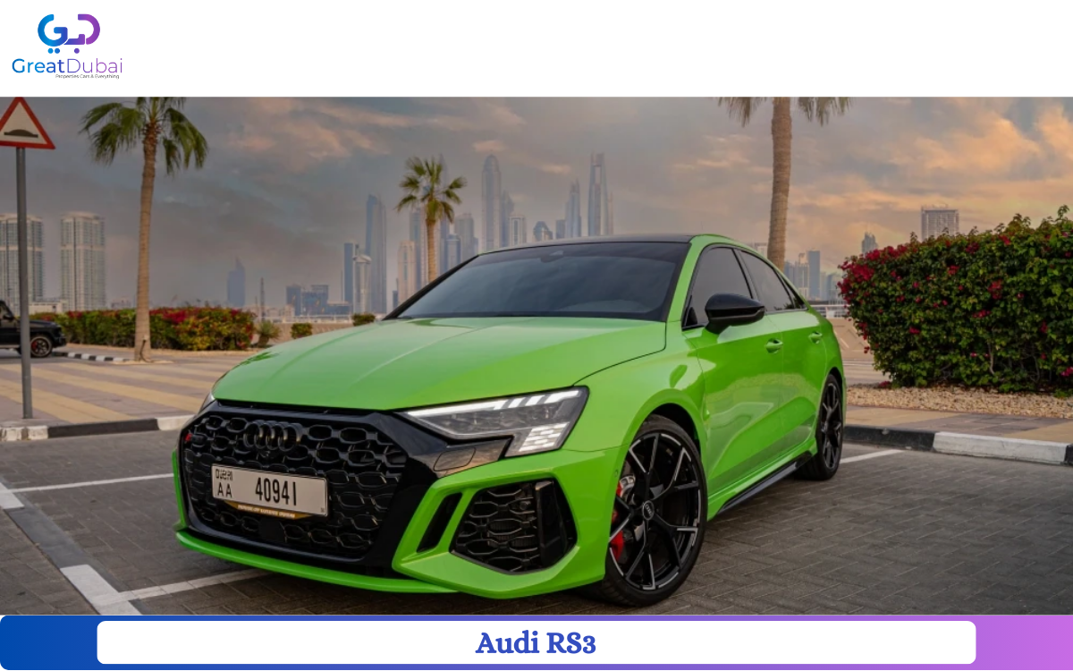 Rent Audi RS3 2024 in Dubai-image