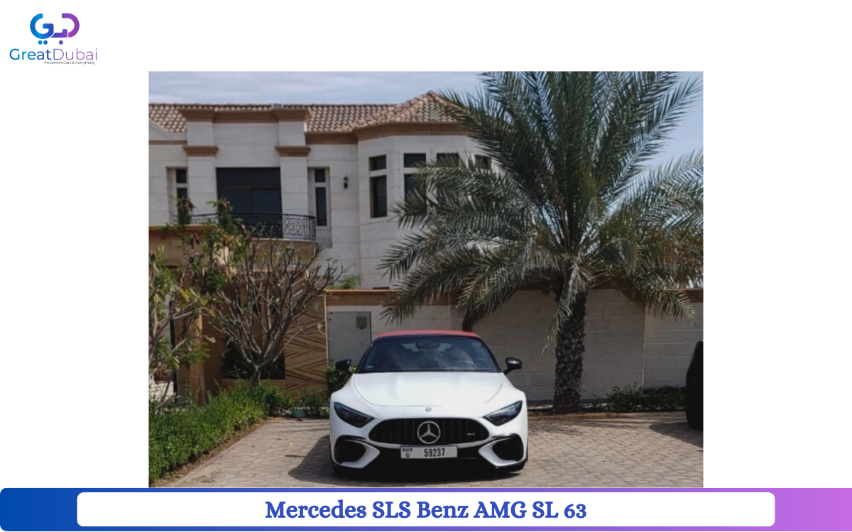 Rent Mercedes SLS Benz AMG SL 63 2023 in Dubai-image