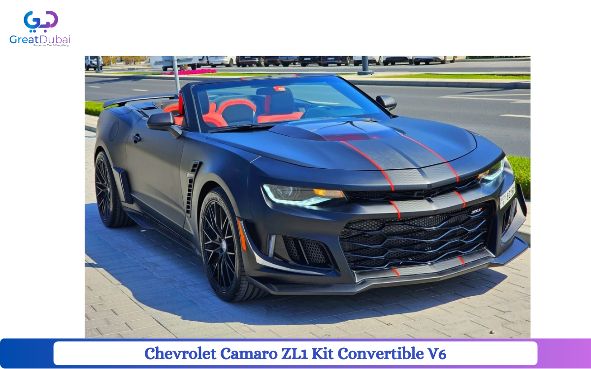 Rent Chevrolet Camaro ZL1 Kit Convertible V6 2020 in Dubai-image