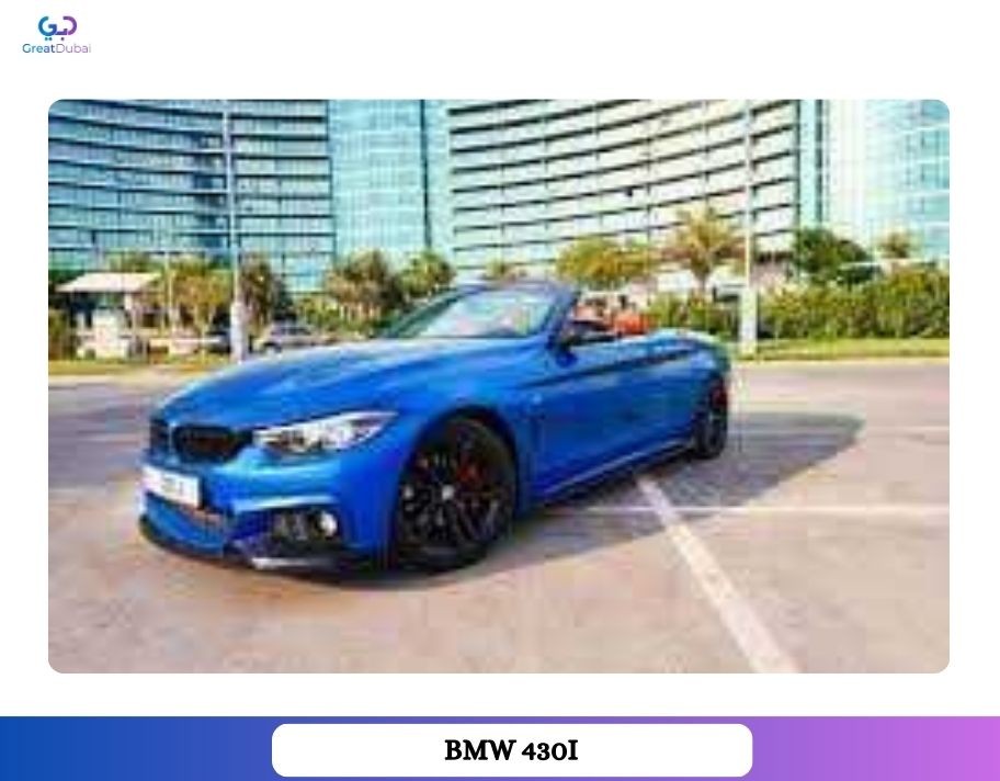 RENT BMW 430I CONVERTIBLE M-KIT 2020 IN DUBAI-image