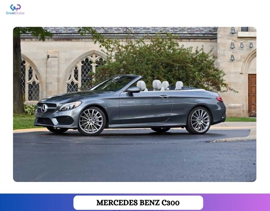 RENT MERCEDES BENZ C300 CONVERTIBLE 2020 IN DUBAI-image