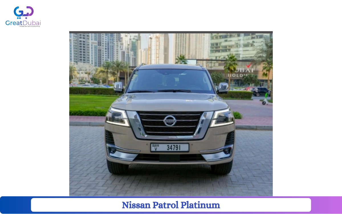 Rent Nissan Patrol Platinum 2021 in Dubai-image