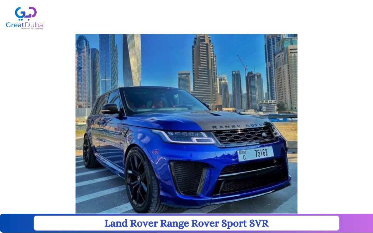 Rent Land Rover Range Rover Sport SVR 2020 in Dubai-image